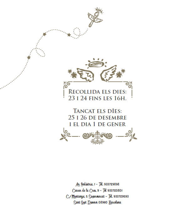 Cuina Miracle Nadal 2016 horari de recollida